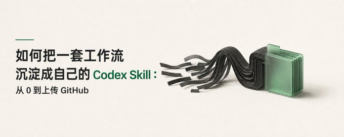如何把一套工作流沉淀成自己的 Codex Skill：从 0 到上传 GitHub